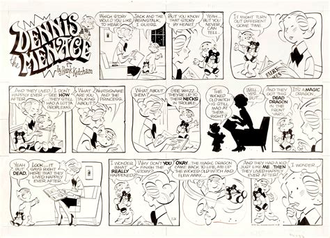 Hank Ketcham Dennis The Menace Fumetti Tavole E Illustrazioni Originali Finarte