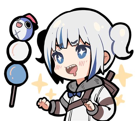 An Anime Character With White Hair And Blue Eyes Holding A Lollipop In Her Hand