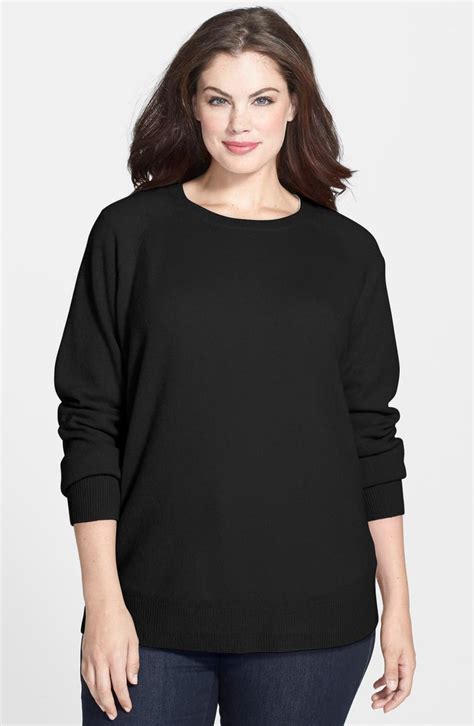 Halogen Cashmere Crewneck Sweater Plus Size Nordstrom