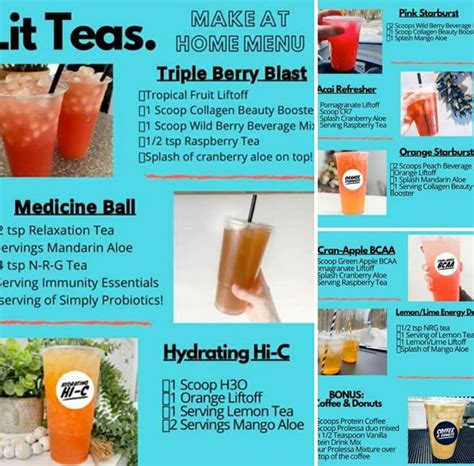 Herbalife Tea Recipes With Liftoff In Pdf