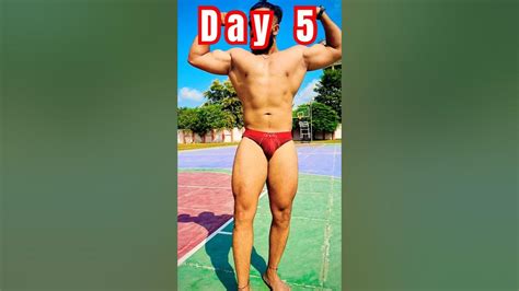 My Transformation 🔥 Day 5 Natural Transformation Shocking 😳 Fitness Fitnesscenter Gym