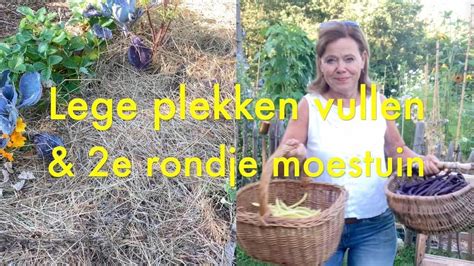 Ini S Moestuin Juli Lege Plekken Opvullen Met Groenten