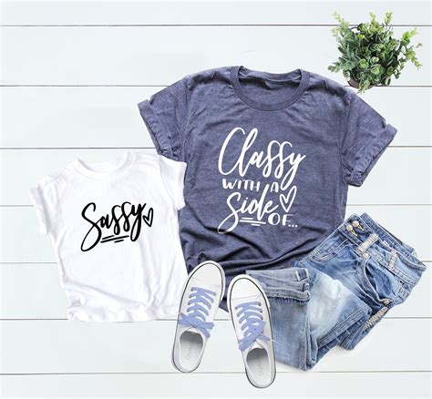 classy with a side of sassy sassy shirts funny mom and etsy