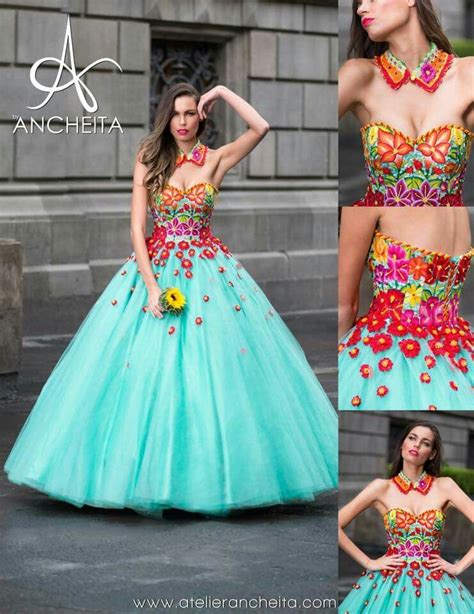 Pin By Mattie Smith On Estilo Mexican Dresses Mexican Quinceanera Dresses Quinceanera Dresses