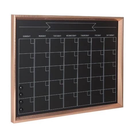 Designovation Calter Magnetic Wall Mounted Calendar Board