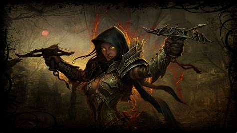 Free Download Diablo Demon Hunter Background By Cursedblade Fan Art Wallpaper X