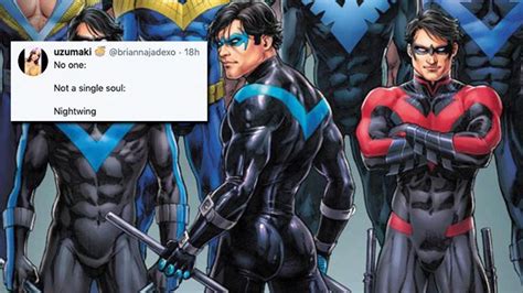 the internet can t get enough of nightwing s ass