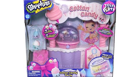 Shopkins Season 7 Join The Party Cotton Candy Party Playset Unboxing