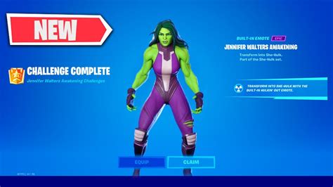 Then, go to your emotes carousel. How to UNLOCK She Hulk Emote - Emote as Jennifer Walters ...