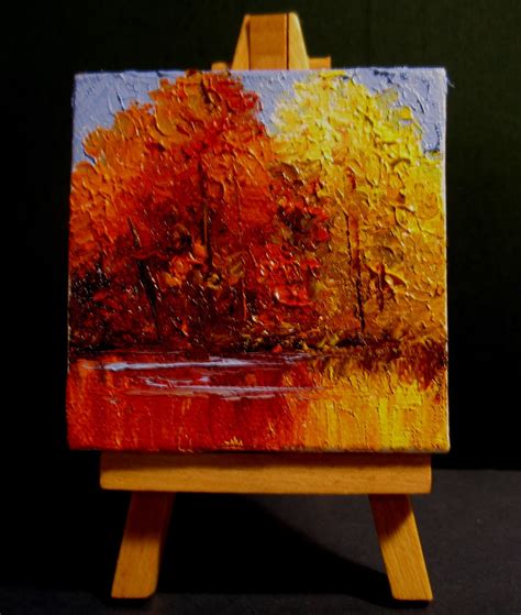 Nels Everyday Painting Mini Landscape On Mini Easel Sold