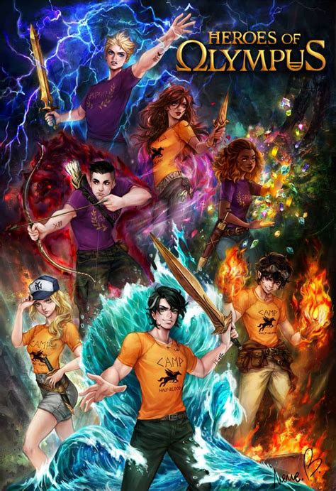 Heroes Of Olympus By Aireenscolor On Deviantart Percy Jackson Fan Art