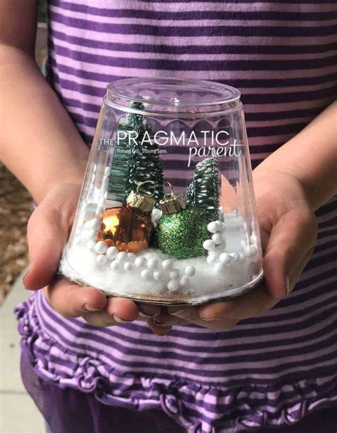 How To Make A Waterless Snow Globe Quick And Easy