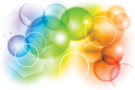Colorful Bubbles Background Vector Free Vector In Encapsulated