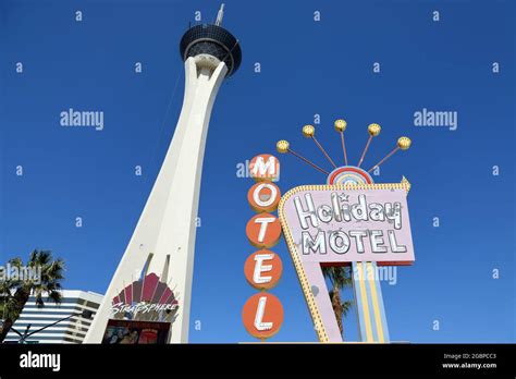 Geography Travel Usa Nevada Las Vegas Holiday Motel And