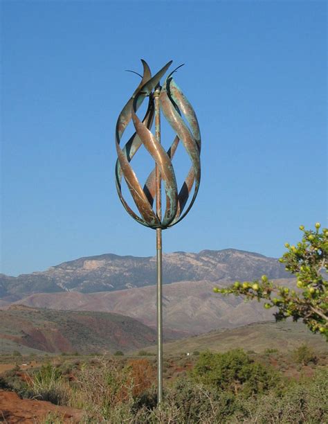 Lyman Whitaker Desert Flame Wind Sculpture Grovewood Gallery