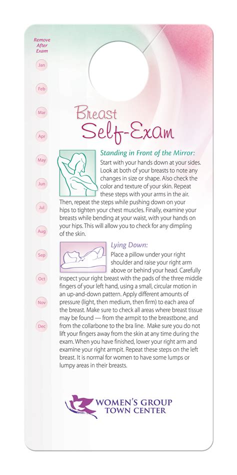 Breast Self Exam And Health Chart Koozie Group