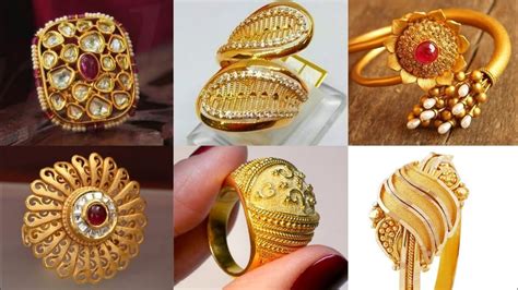 Most Beautiful Gold Ring Design For Girlsgold Ring Design For Ladies