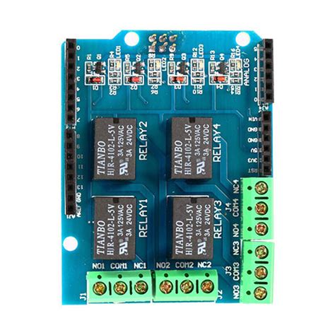 Four Channel Relay Shield 5v 4 Channel 4ch Relay Shield Module For