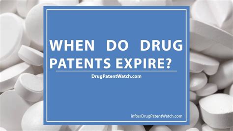 When Do Drug Patents Expire Youtube