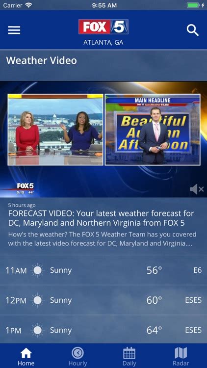 Fox 5 Washington Dc Weather By Fox Television Stations Inc