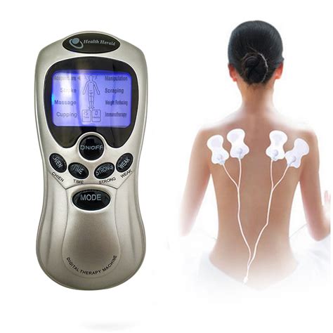 Tens Acupuncture Electric Digital Therapy Neck Back Machine Massage Electronic Pulse Full Body