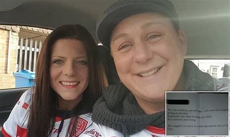 Lesbian Couple Left In Tears After An Anonymous Neighbour Branded Their Marriage Immoral And