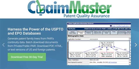 Meet Claimmaster Software Tools For Automated Patent Drafting And