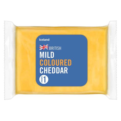 Iceland Mild Coloured Cheddar 220g Cheddar Cheese Iceland Foods