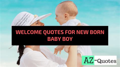 Welcoming A New Baby Boy Message Newborn Baby