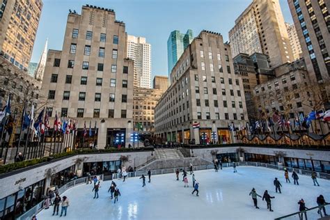 The Rink At Rockefeller Center Nycs Iconic Rink New York City Ny Usa