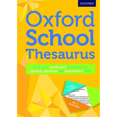 ABMT12291 - Oxford School Thesaurus | LDA Resources