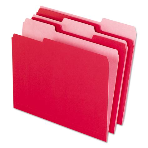 Pendaflex Interior File Folders 13 Cut Tabs Assorted Letter Size