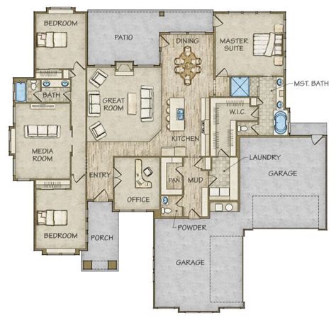 Floor Plan Details Todd Campbell Custom Home Builder Custom Home
