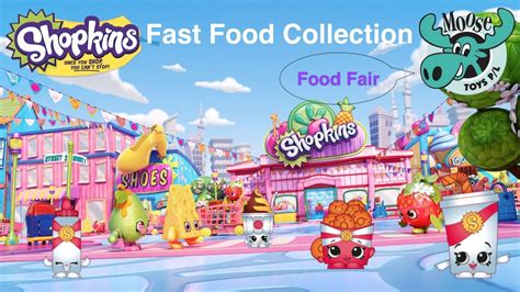 Shopkins Season 3 Food Fair Fast Food Collection Youtube