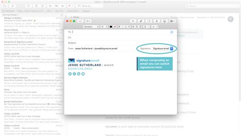 Click the plus (+) button to create a new signature > give your signature a name. How to add a signature in Apple (Mac) Mail