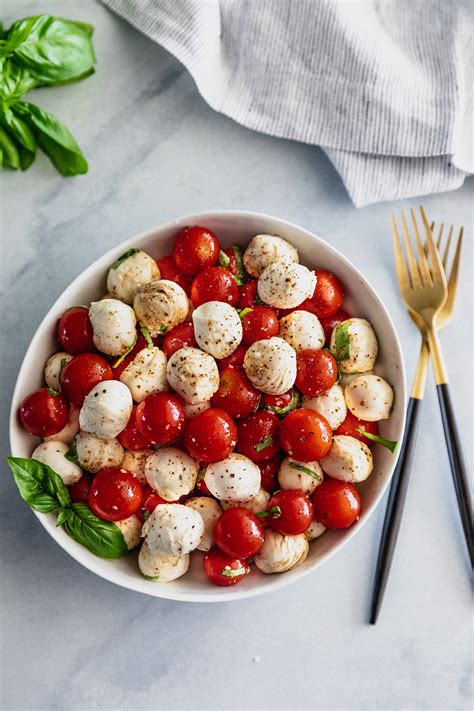Make Ahead Caprese Salad With Cherry Tomatoes No 2 Pencil