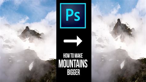 How To Make Mountains Bigger In Photoshop Youtube