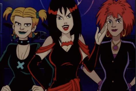 The Hex Girls From Scooby Doo Scooby Doo Images Hex Girls Goth Hello Kitty Aesthetic