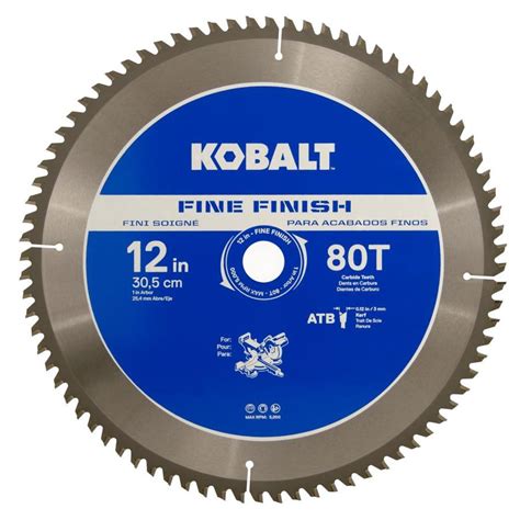 Shop Kobalt 12 In 80 Tooth Segmented Carbide Circular Saw Blade At