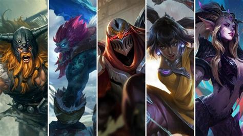 League Of Legends The Best Champions For Each Role In Patch 1216