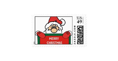 Merry Christmas Santa Stamps Zazzle