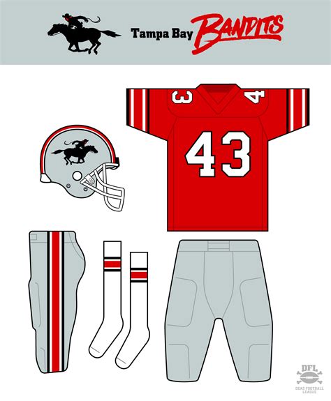 Tampa Bay Bandits (USFL 1983-1985) · Team Kit · Dead Football League