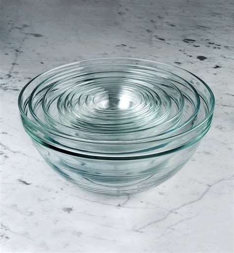 9 Piece Set Of Duralex Glass Bowls Lee Valley Tools