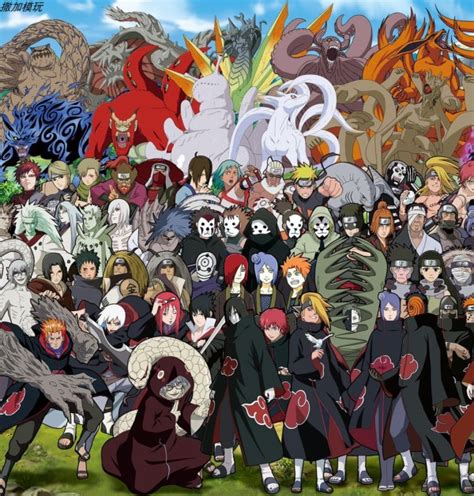 Preorder Naruto All Characters Wall Painting Deposit