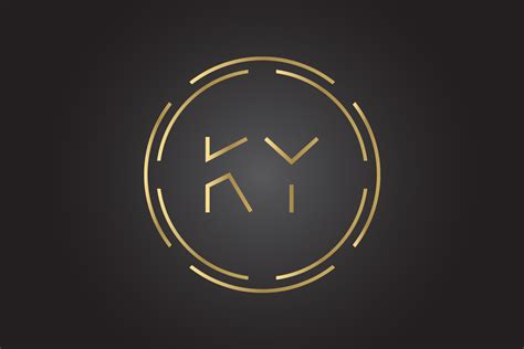 Initial Letter Ky Logo Design Graphic By Rana Hamid · Creative Fabrica