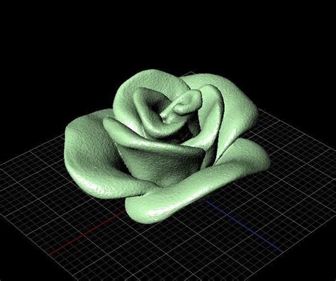 Rose Stl File 3d Print Model Cgtrader