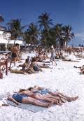 Florida Memory View Showing People At Lido Beach On Lido Key Near Sarasota Florida