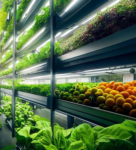 Futuristic Agriculture Farming Of The Future Conceptual Ai