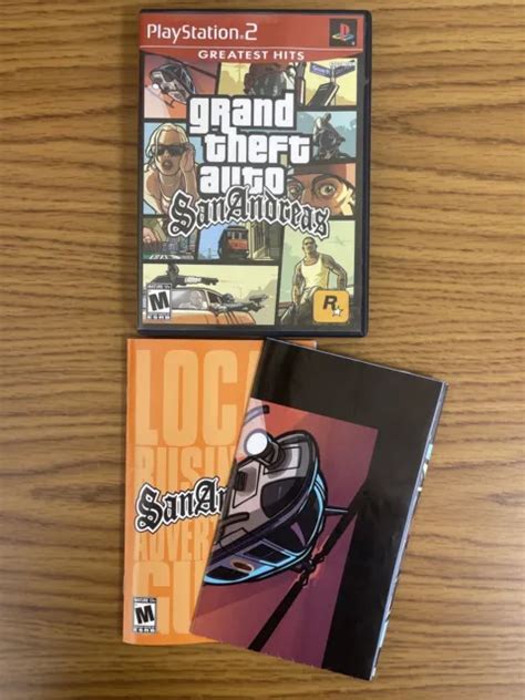 Grand Theft Auto Gta San Andreas Playstation 2 Ps2 Complete With