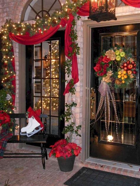 50 Stunning Front Porch Christmas Lights Decor Ideas 9 Decorating